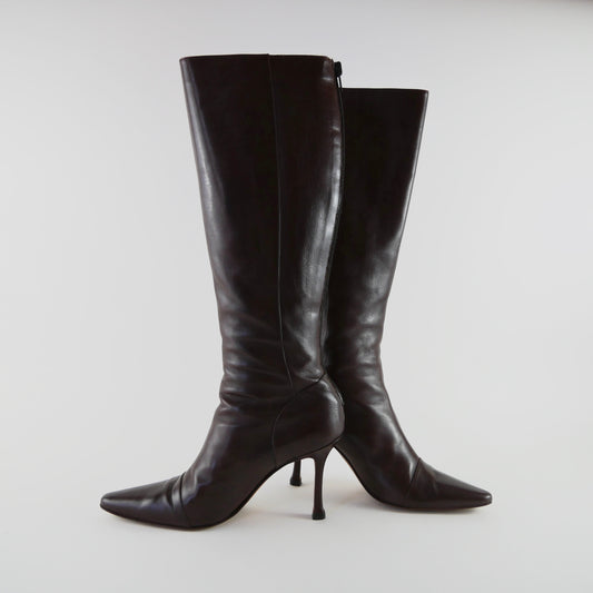 Manolo Blahnik Leather Boots