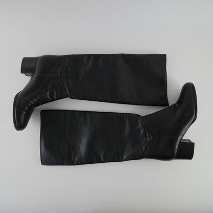 Chanel Leather Boots
