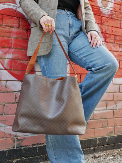 Celine Vintage Macadam Sholder Bag
