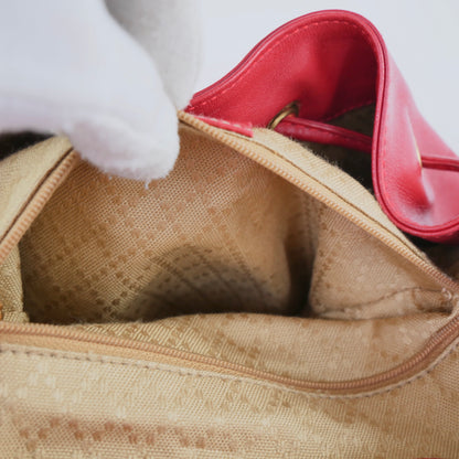 Gucci Vintage Bamboo Leather Backpack