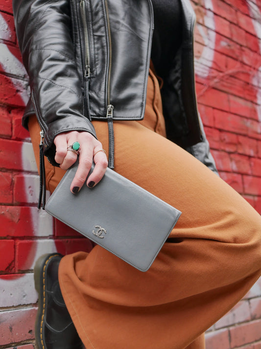 Chanel Caviar Leather Wallet