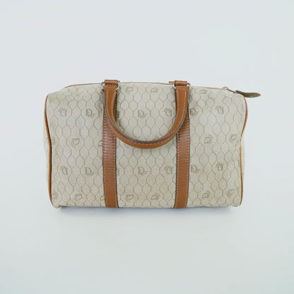 Dior Vintage Honeycomb Boston Bag