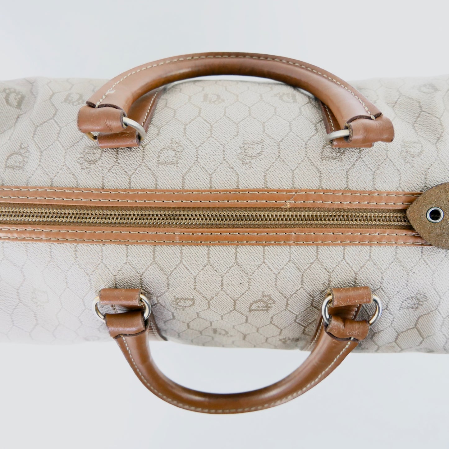 Dior Vintage Honeycomb Boston Bag