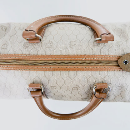 Dior Vintage Honeycomb Boston Bag