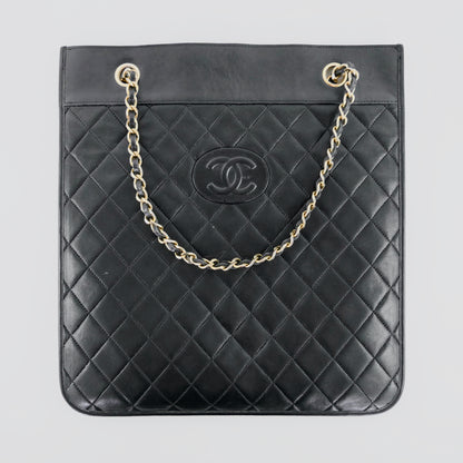 Chanel Vintage Quilted Lambskin Leather Bag