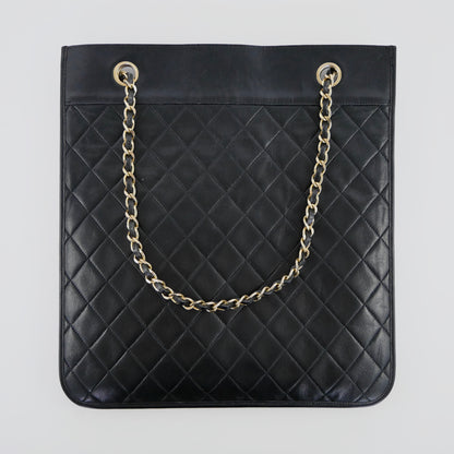 Chanel Vintage Quilted Lambskin Leather Bag