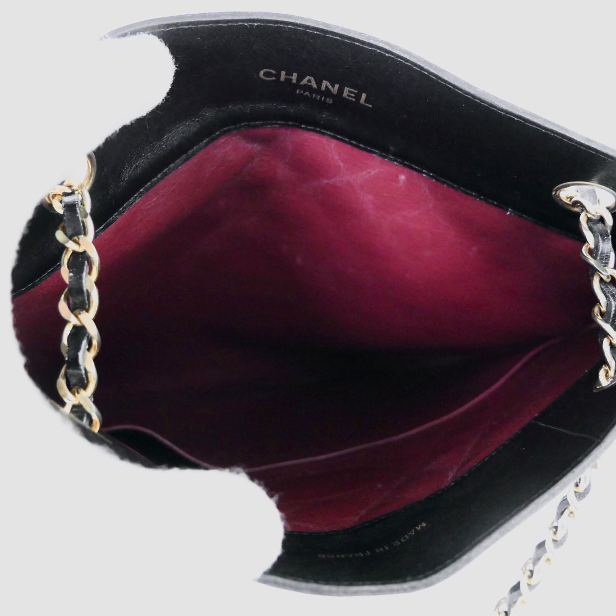 Chanel Vintage Quilted Lambskin Leather Bag