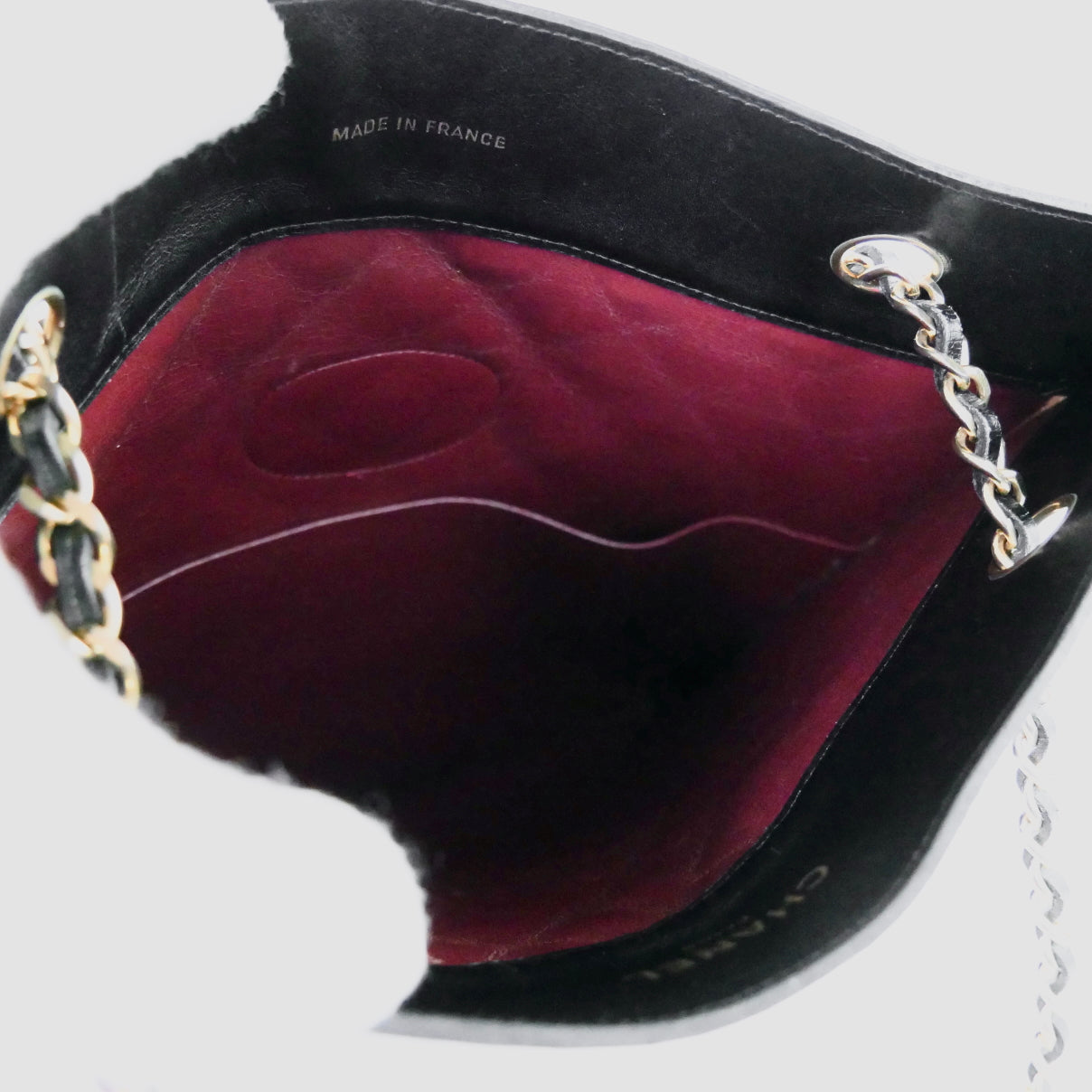 Chanel Vintage Quilted Lambskin Leather Bag