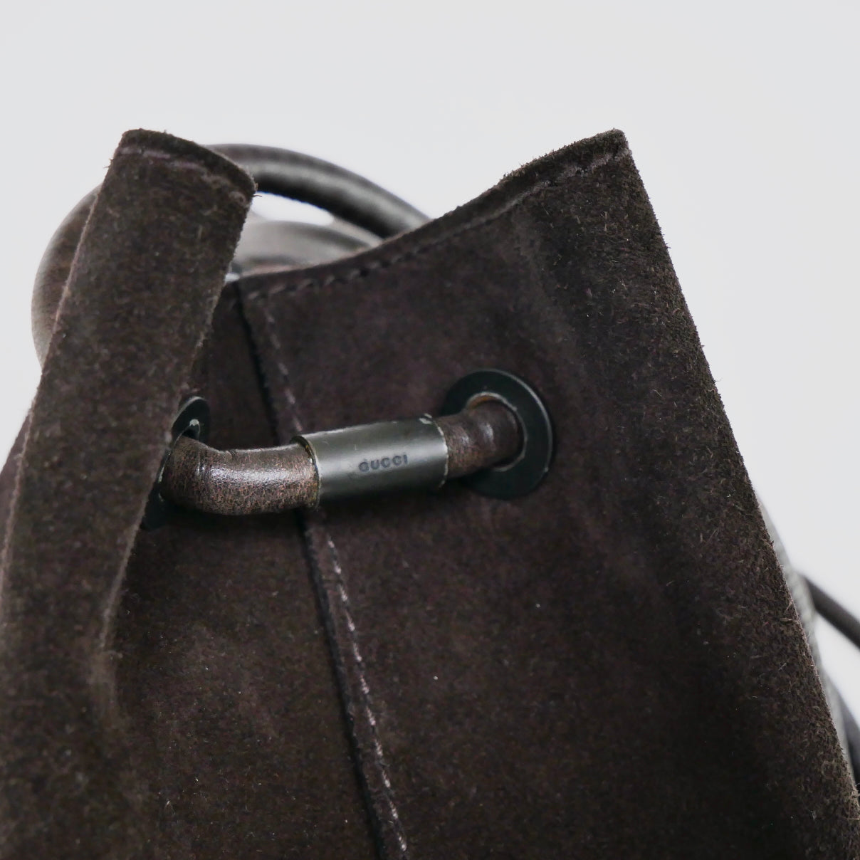 Gucci Suede Shoulder Bag