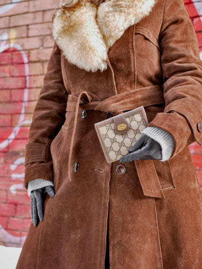 Gucci Vintage Supreme Canvas Wallet