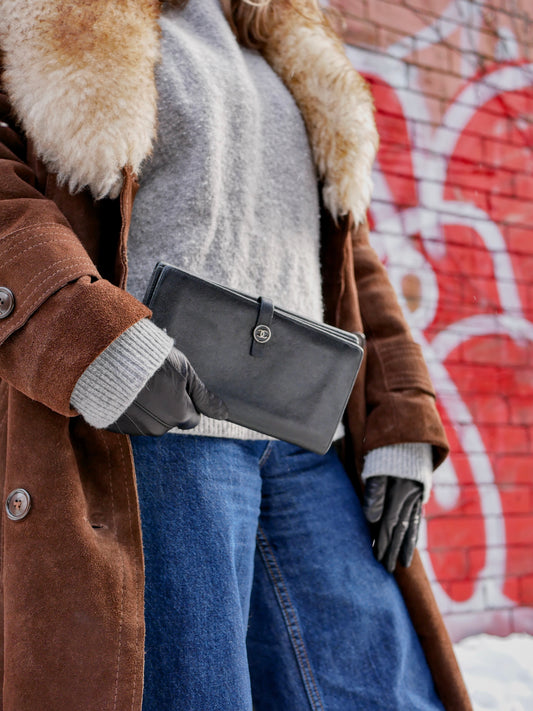 Chanel Caviar Long Wallet