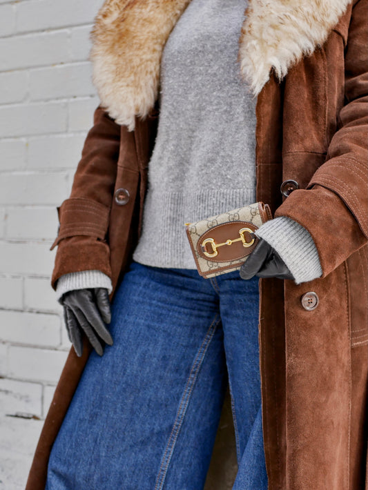 Gucci Supreme Canvas Horsebit Wallet