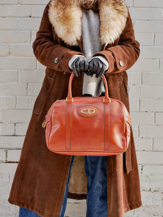 Dior Vintage Leather Boston