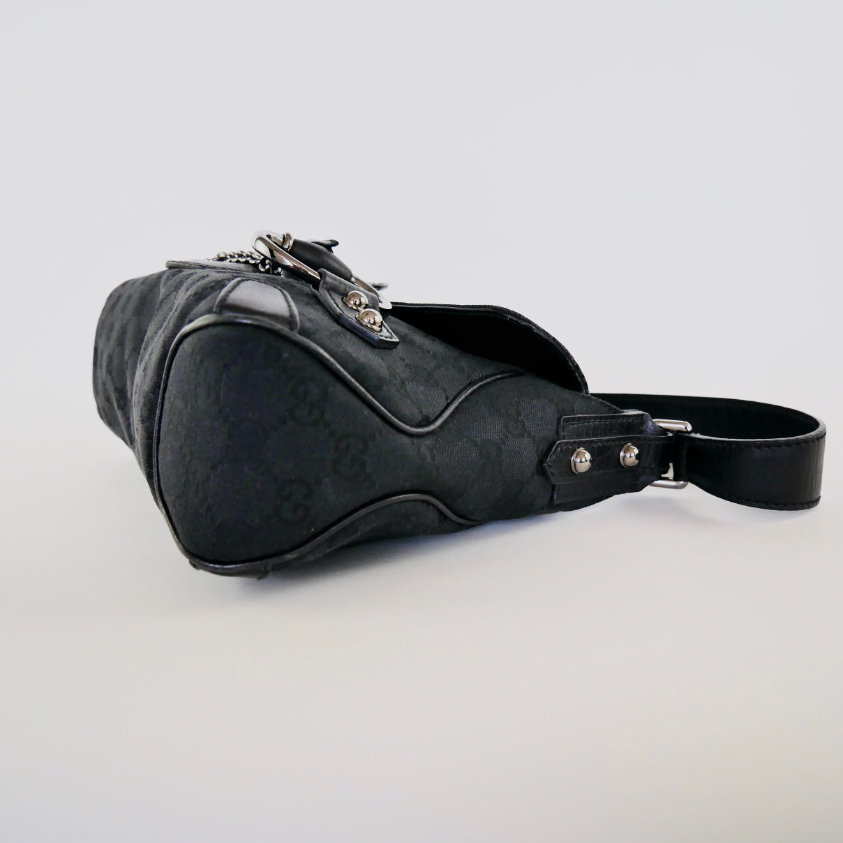 Gucci Canvas Horsebit Tom Ford Era Shoulder Bag