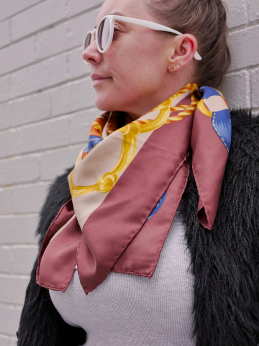 Celine Vintage Silk Scarf