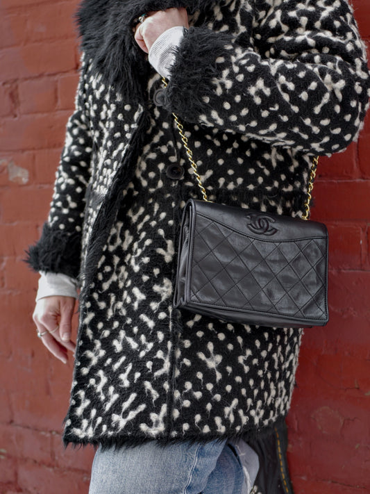 Chanel Vintage Quilted Lambskin Shoulder Bag