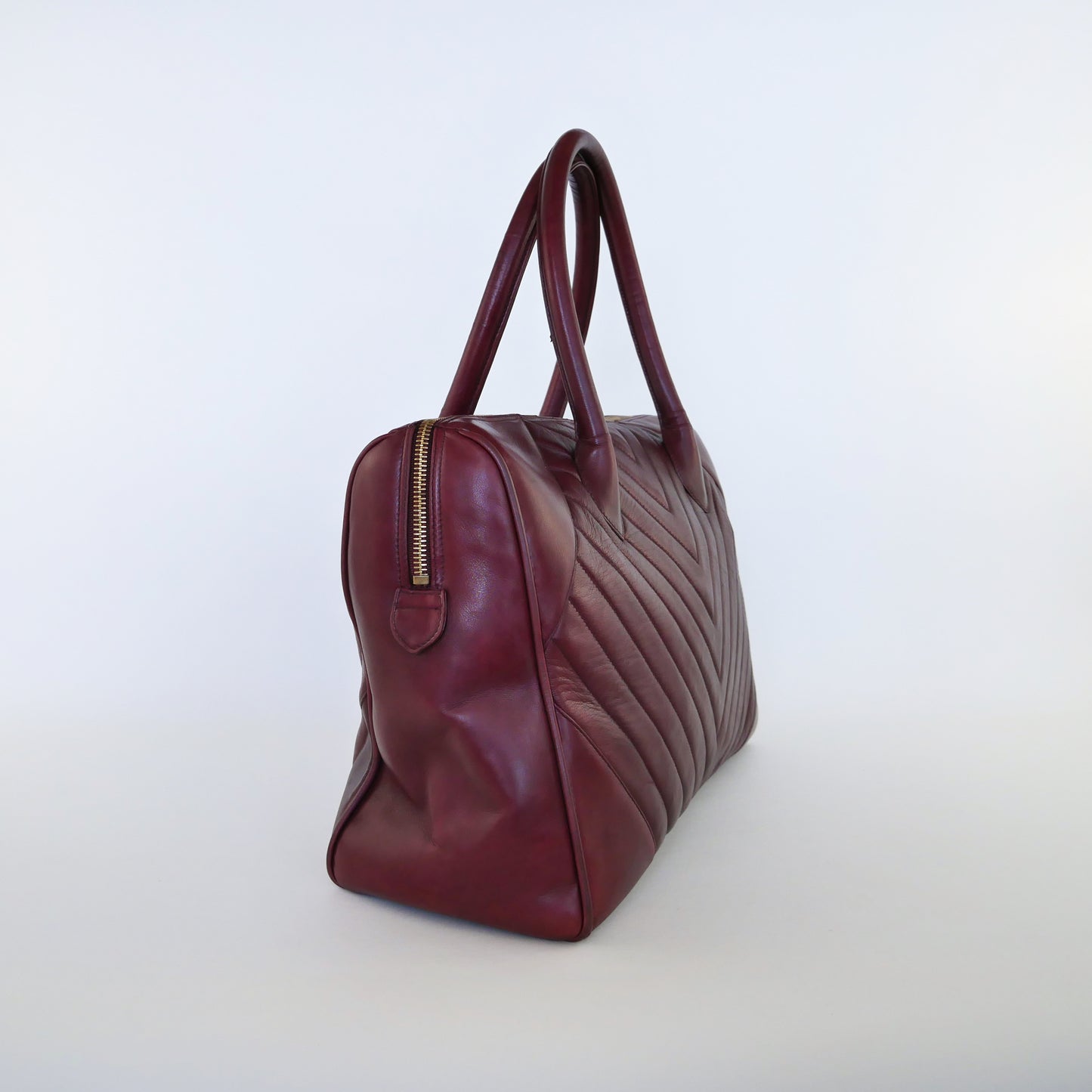 Chanel Vintage Lambskin Boston