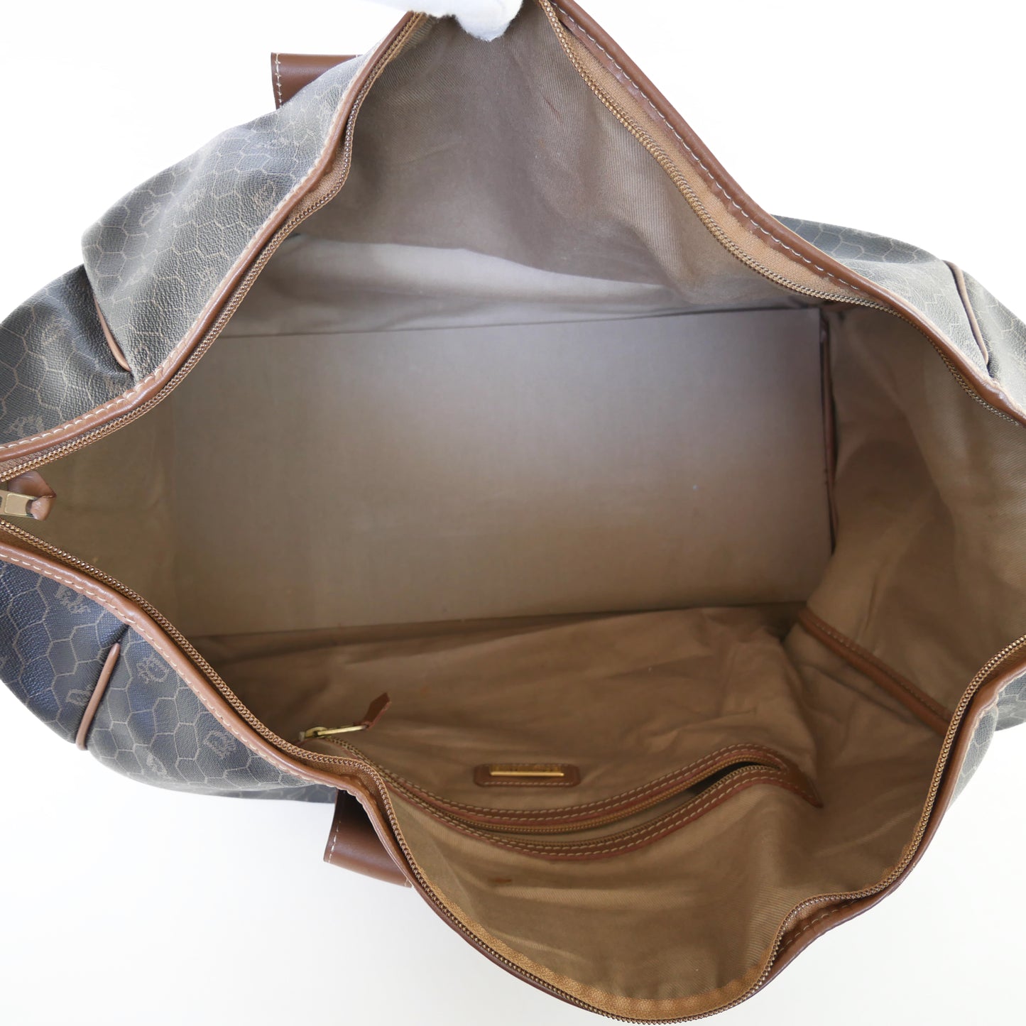 Christian Dior Vintage Honeycomb Duffel