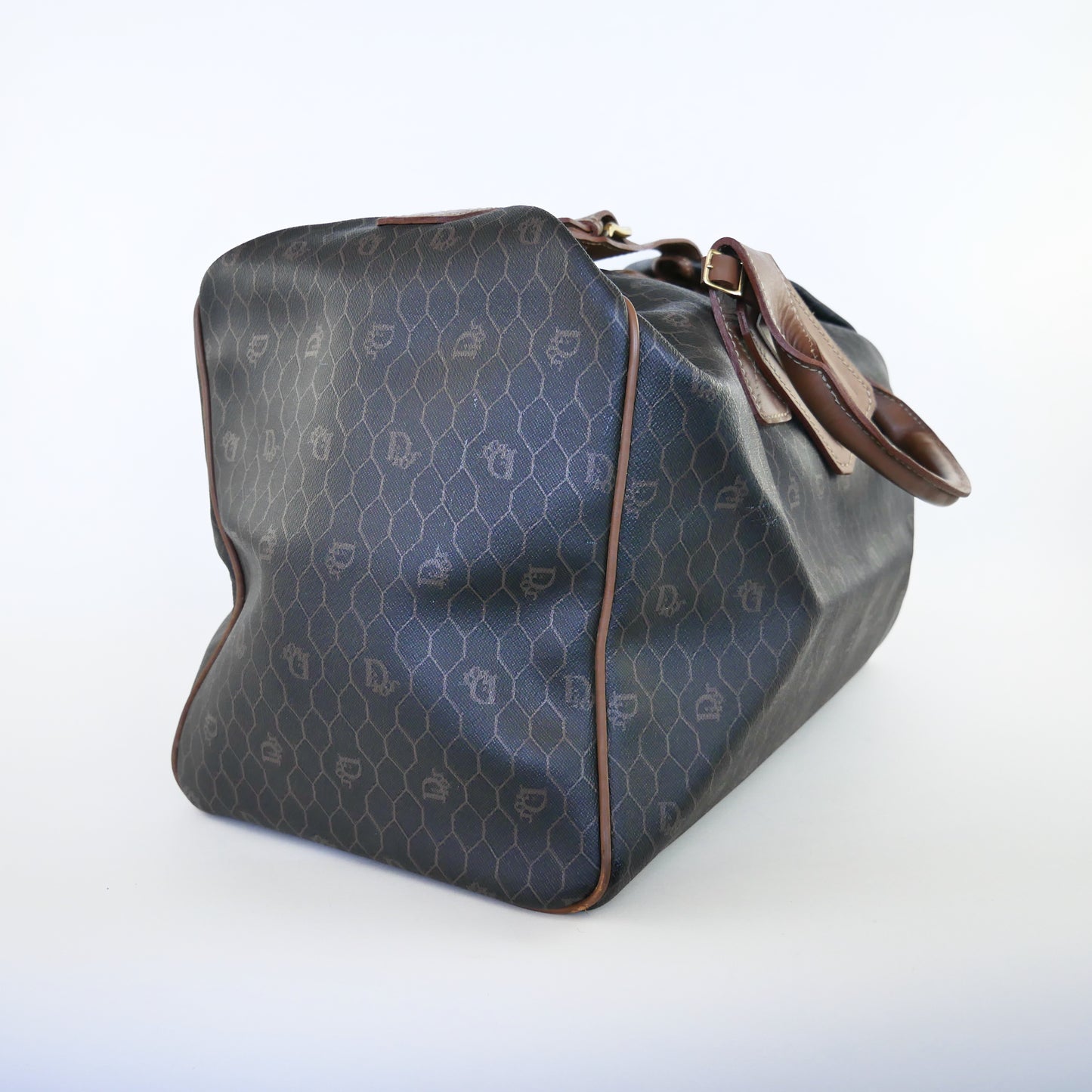 Christian Dior Vintage Honeycomb Duffel