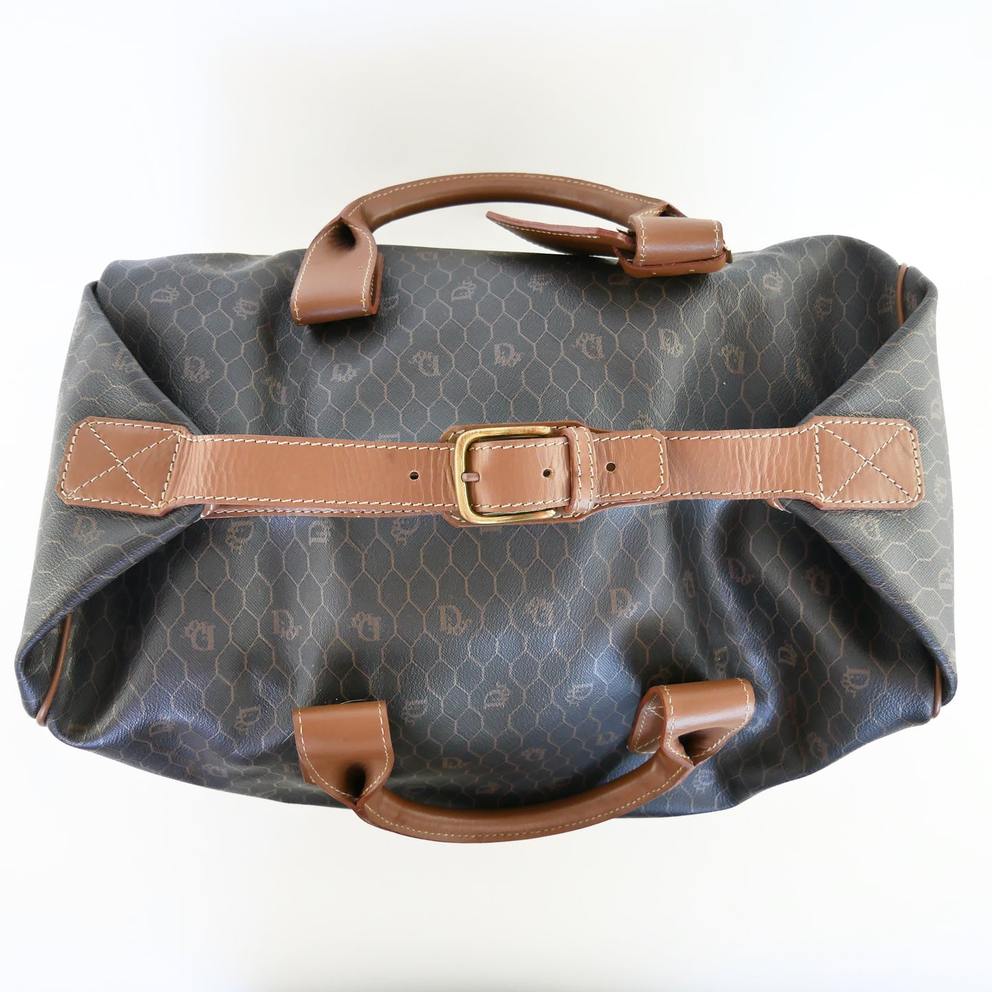 Christian Dior Vintage Honeycomb Duffel