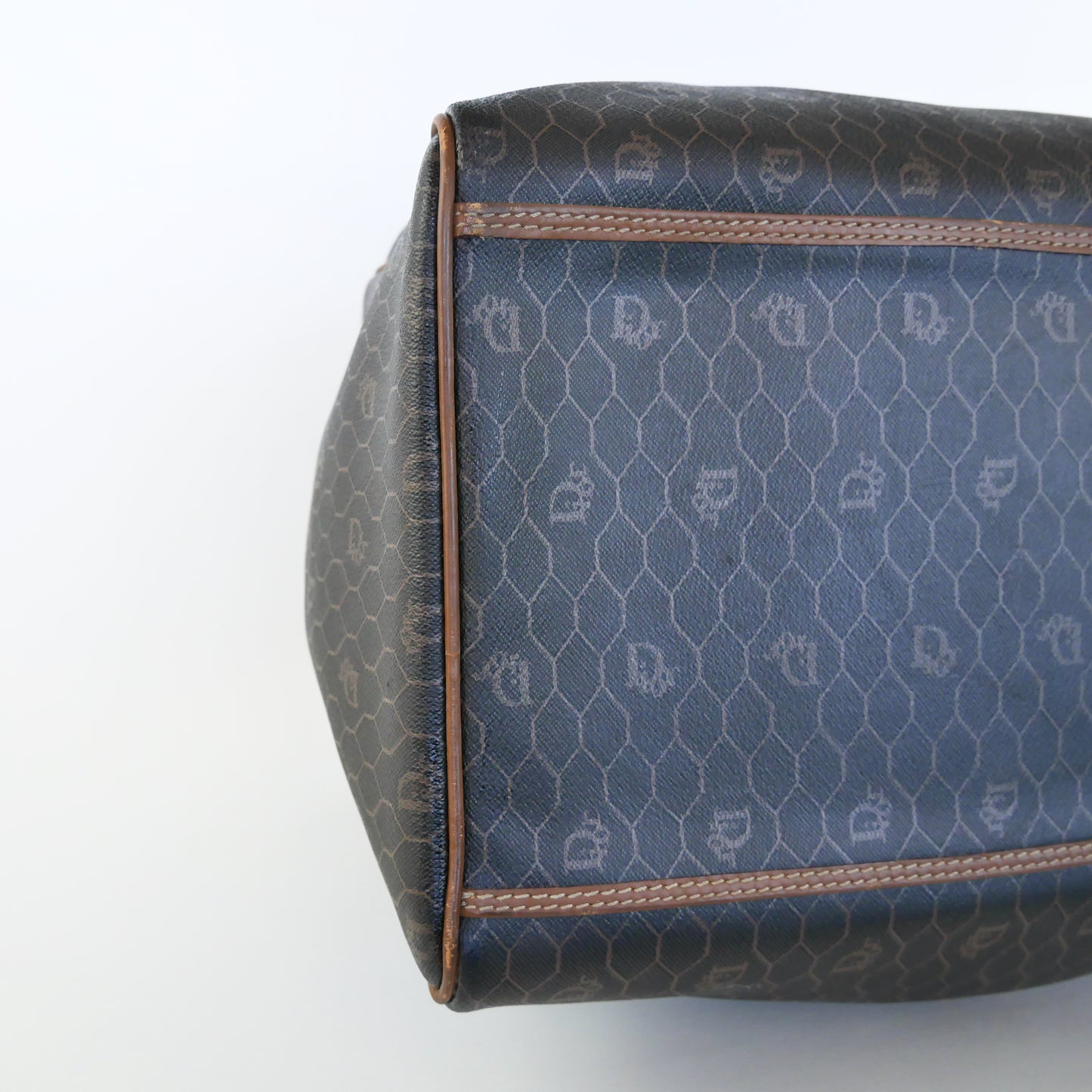 Christian Dior Vintage Honeycomb Duffel