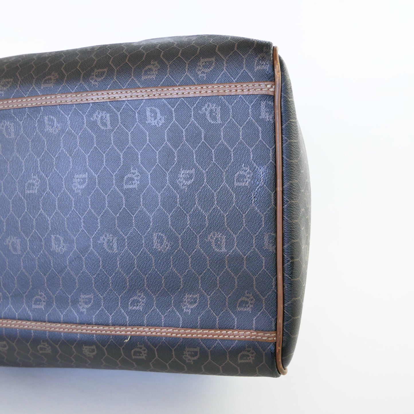 Christian Dior Vintage Honeycomb Duffel