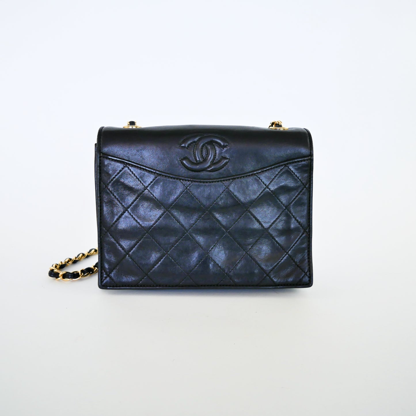 Chanel Vintage Quilted Lambskin Shoulder Bag