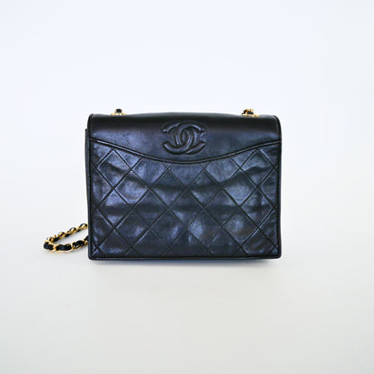Chanel Vintage Quilted Lambskin Shoulder Bag