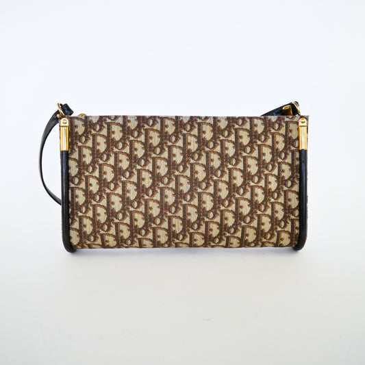 Christian Dior Vintage Trotter Canvas Bag
