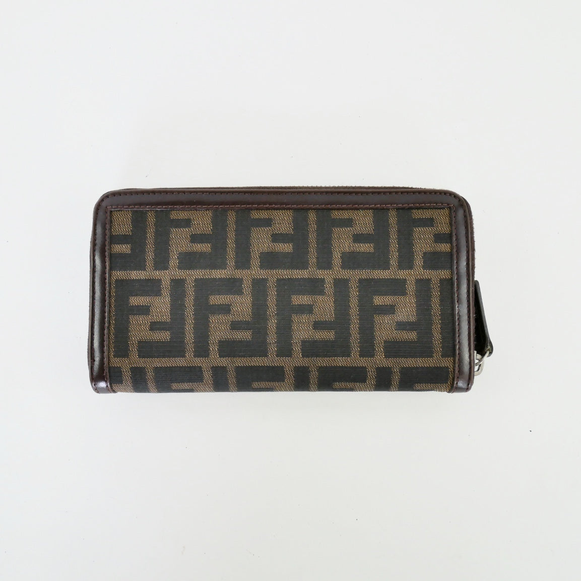 Fendi Zucca Vintage Zippy Wallet