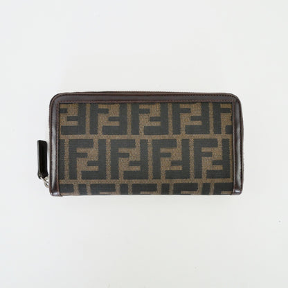 Fendi Zucca Vintage Zippy Wallet