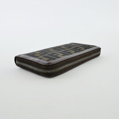 Fendi Zucca Vintage Zippy Wallet