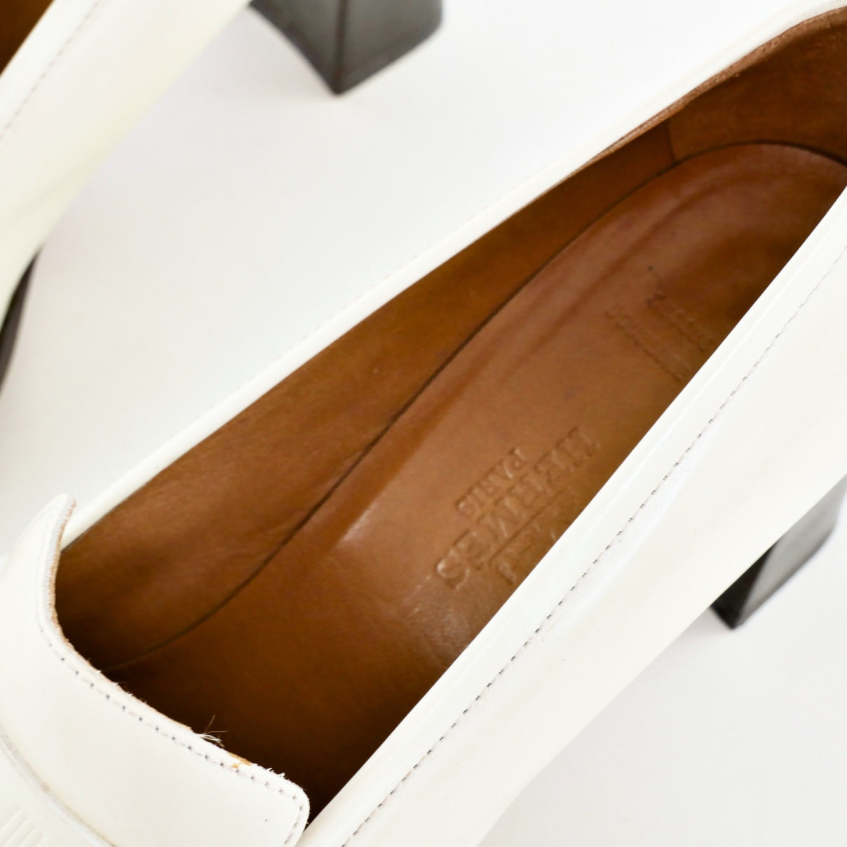 Hermes Leather Loafer Heel