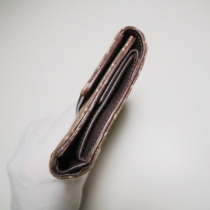 Celine Vintage Carriage Canvas Wallet