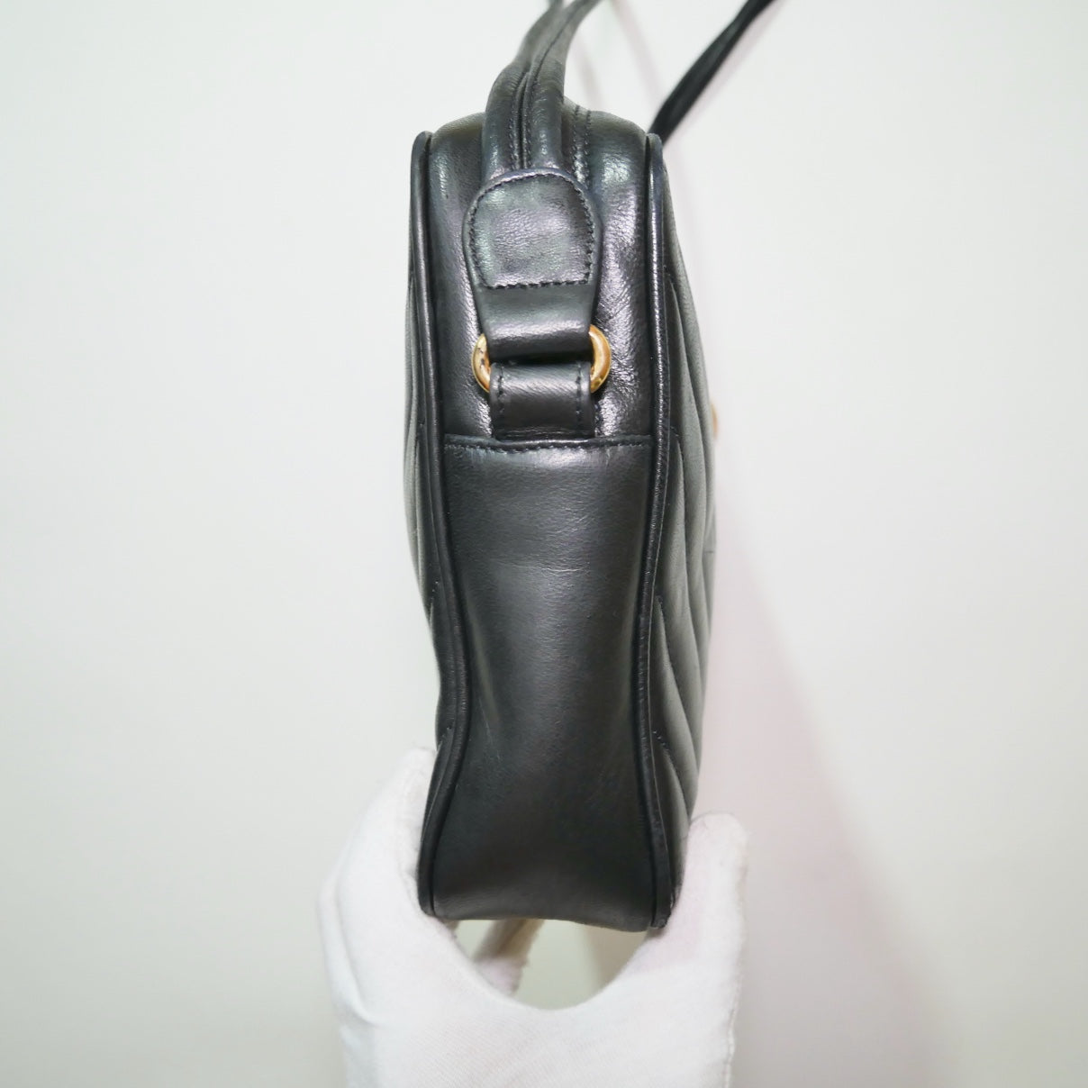 Chanel Vintage Lambskin V Stitch Crossbody
