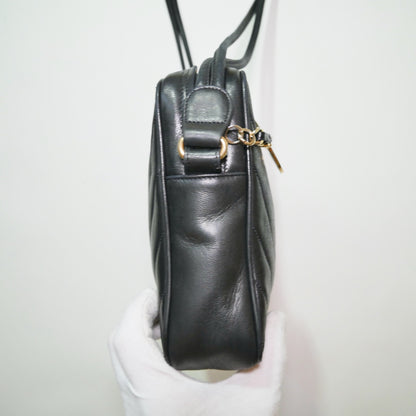 Chanel Vintage Lambskin V Stitch Crossbody