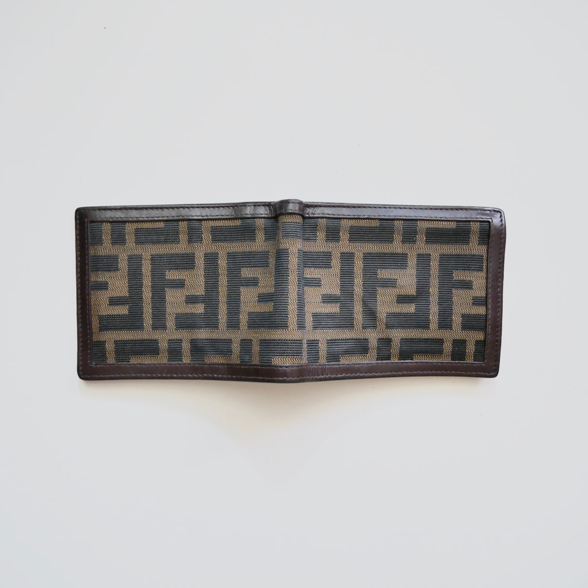 Fendi Vintage Canvas Zucca Wallet