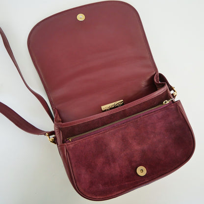Cartier Vintage Suede & Leather Bag