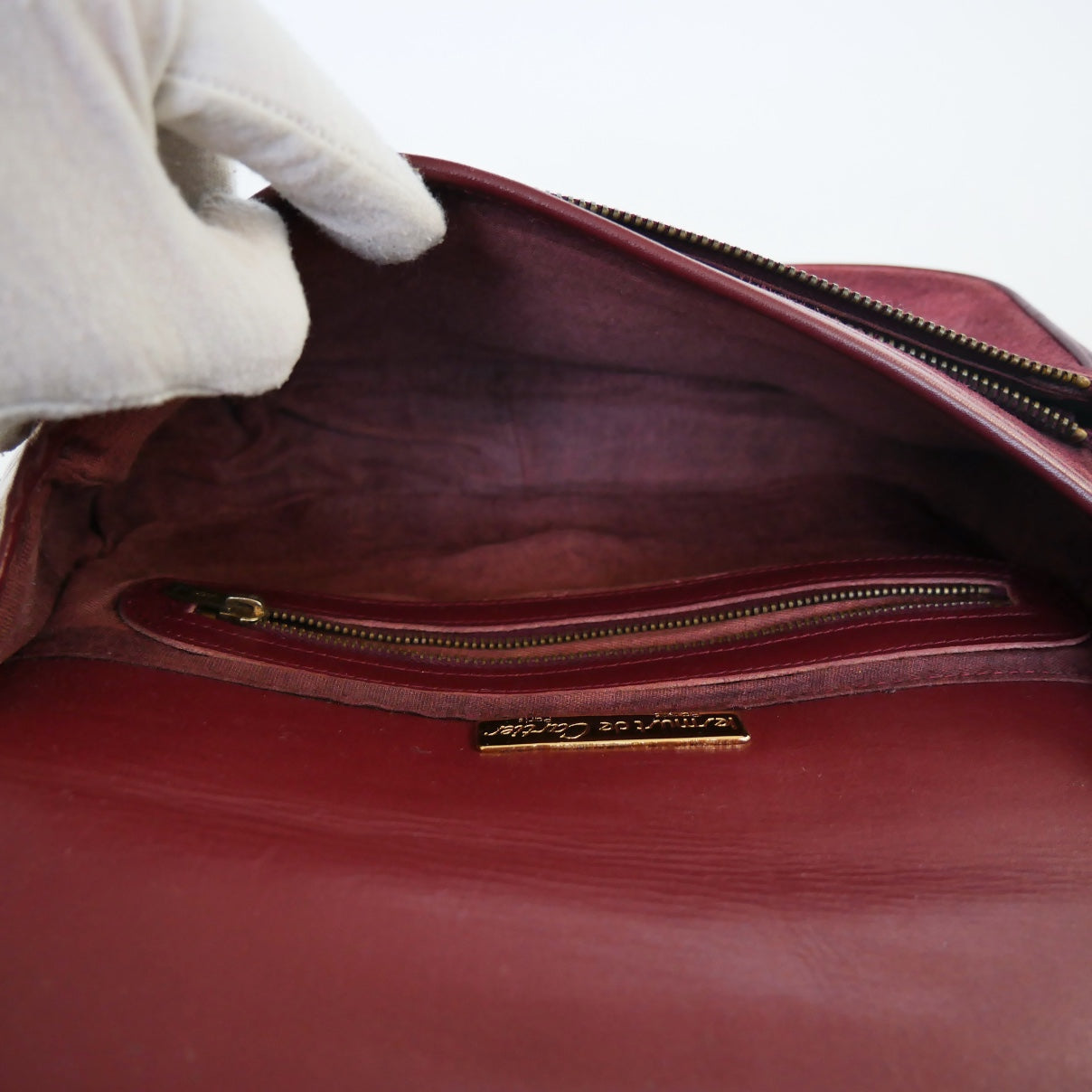 Cartier Vintage Suede & Leather Bag
