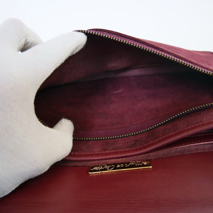 Cartier Vintage Suede & Leather Bag