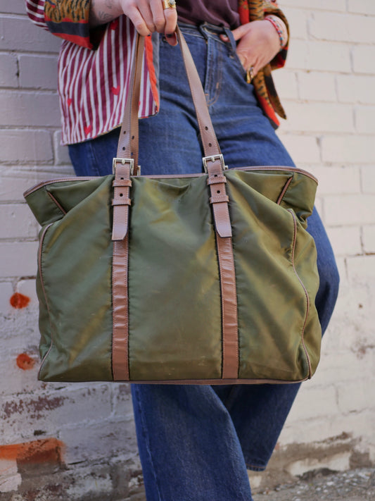 Prada Nylon Tote Bag