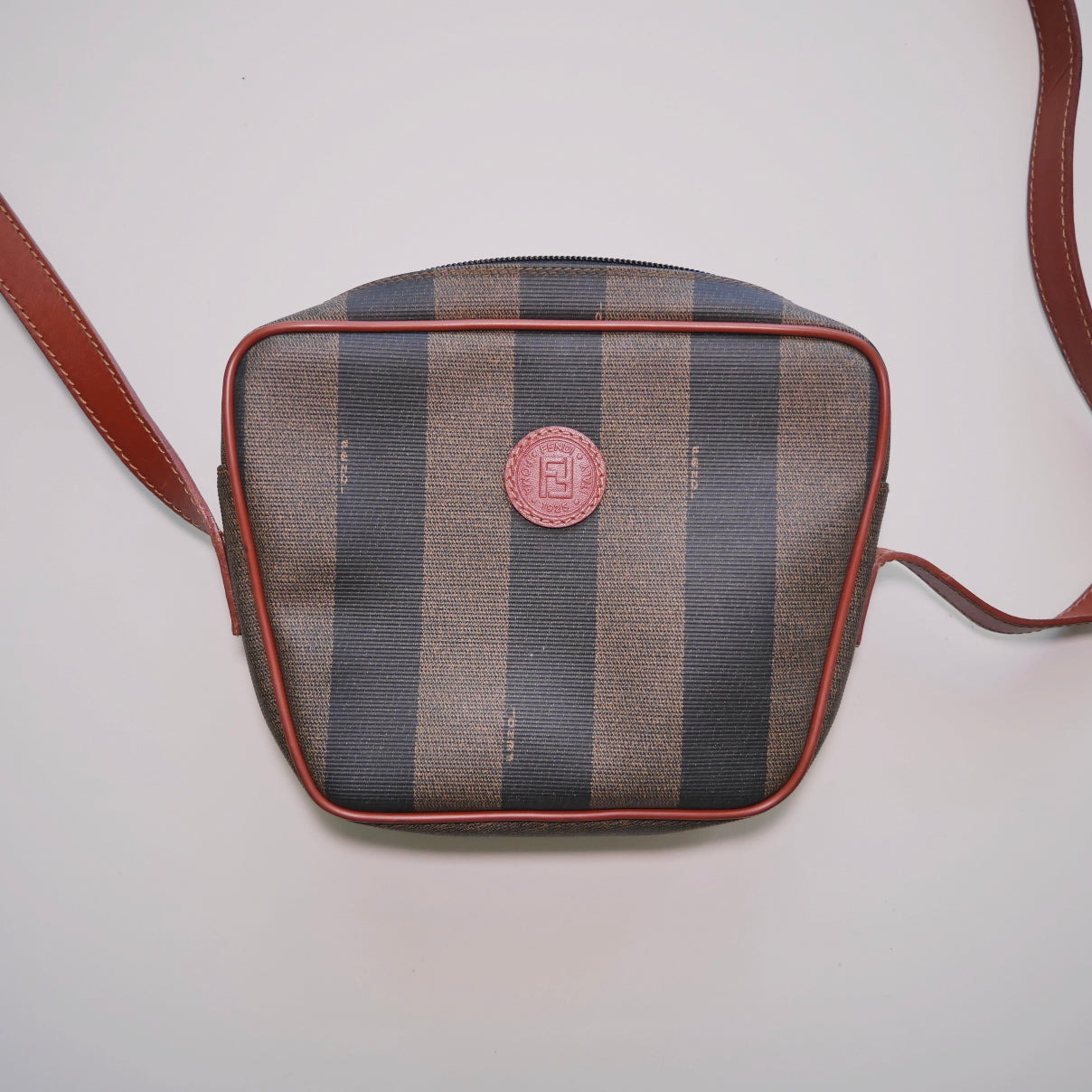 Fendi Vintage Pequin Crossbody