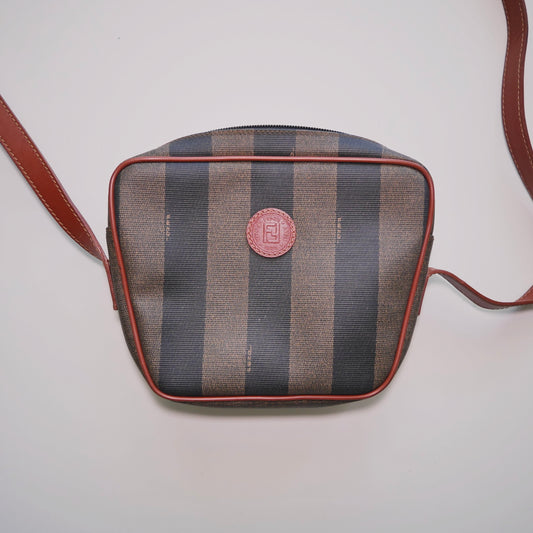 Fendi Vintage Pequin Crossbody