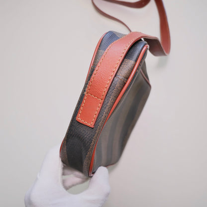 Fendi Vintage Pequin Crossbody