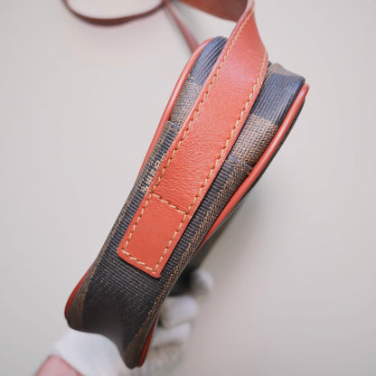 Fendi Vintage Pequin Crossbody