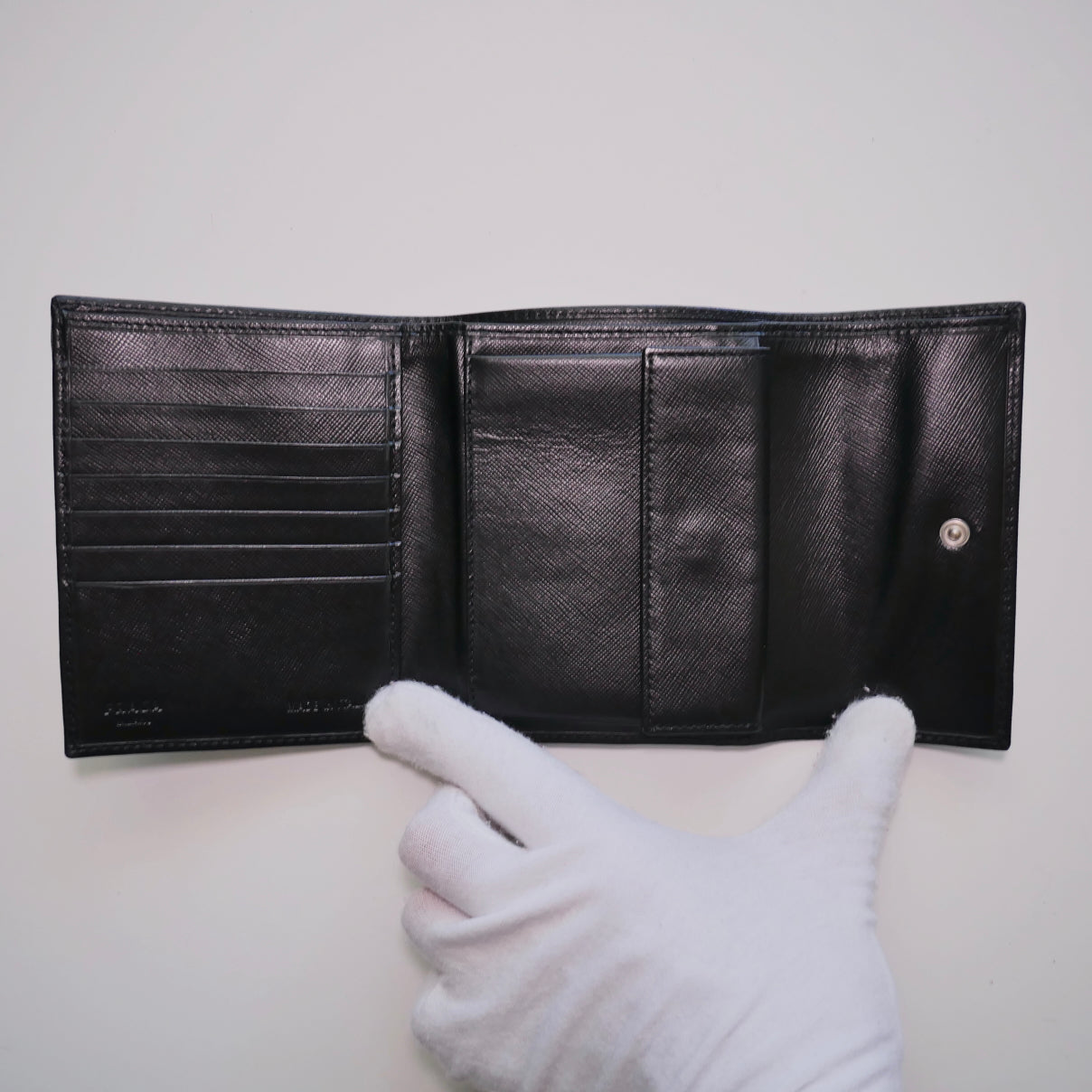 Prada Saffiano Short Wallet