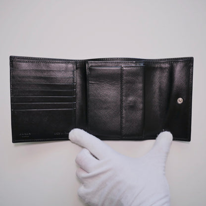 Prada Saffiano Short Wallet