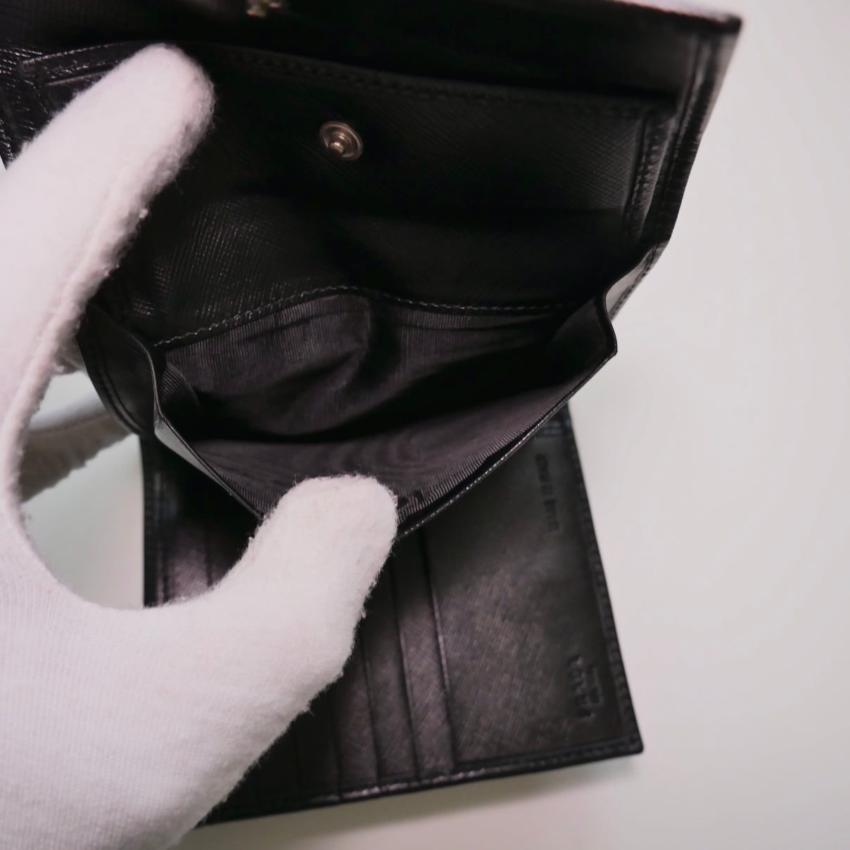 Prada Saffiano Short Wallet