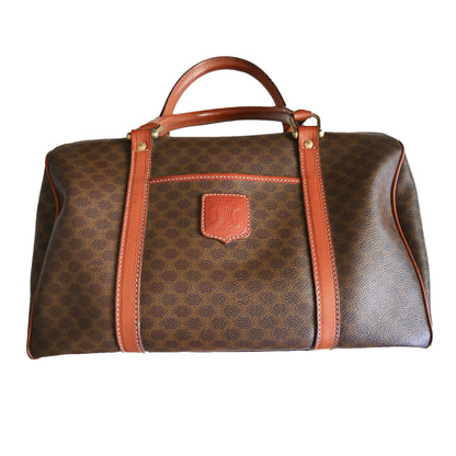 Celine Vintage Macadam Boston Bag