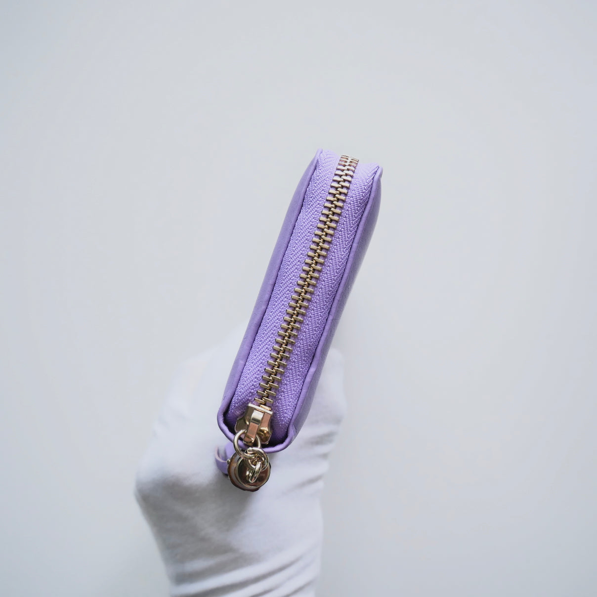 Gucci Leather Bamboo Zippy Wallet